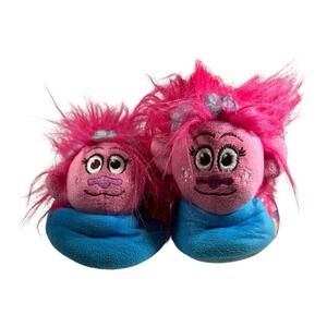 TROLLS Poppy childrens house slippers 9/10c